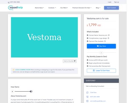 website thubmnail of Vestoma
