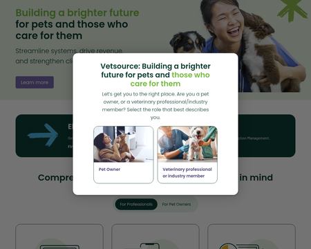 website thubmnail of Vetsource