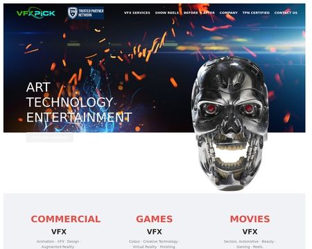 website thubmnail of Vfxpick