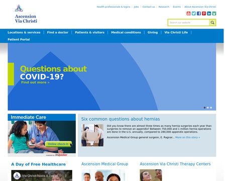 website thubmnail of Via-christi.org