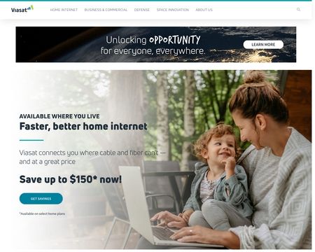 website thubmnail of ViaSat