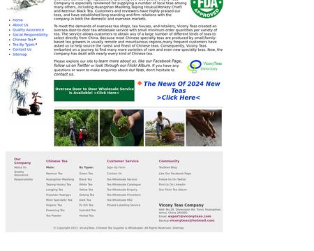 website thubmnail of ViconyTeas