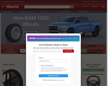 website thubmnail of Vicrez