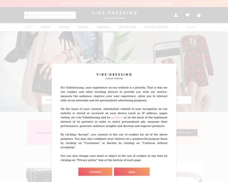 website thubmnail of Videdressing