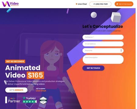 website thubmnail of Video Animation