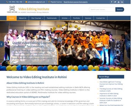 website thubmnail of Videoeditinginstitute