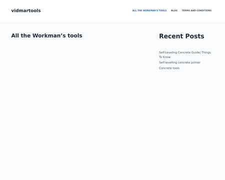 website thubmnail of Vidmartools