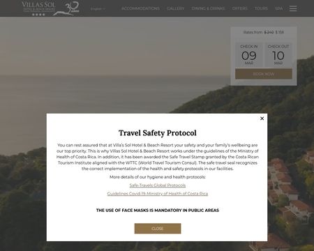 website thubmnail of VillasSol