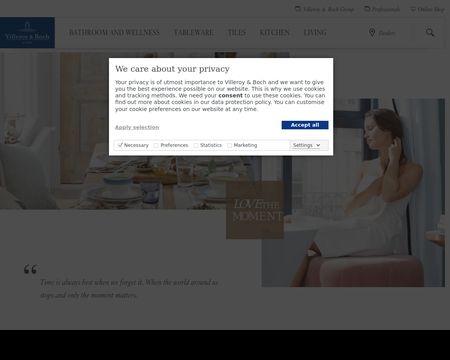 website thubmnail of Villeroy and Boch