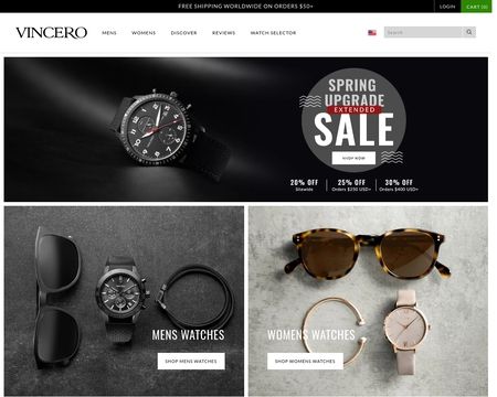 website thubmnail of Vincero Collective
