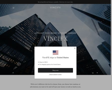 website thubmnail of VinciFX