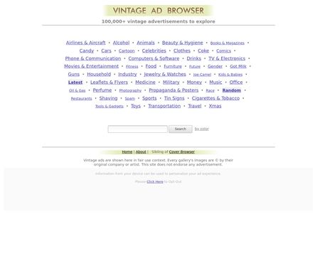 Vintage Ad Browser