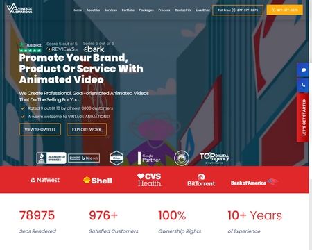 website thubmnail of Vintage Animation
