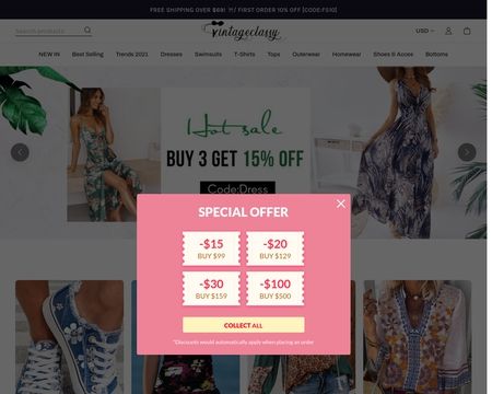 website thubmnail of Vintageclassy