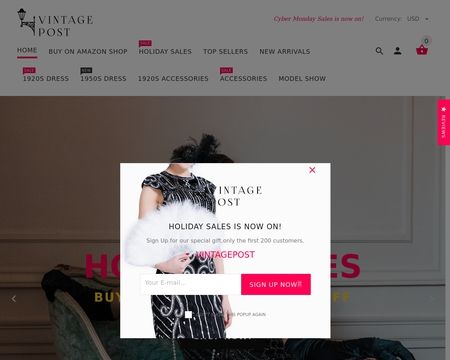 website thubmnail of VINTAGEPOST