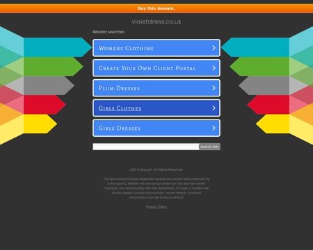 website thubmnail of VioletDress.co.uk