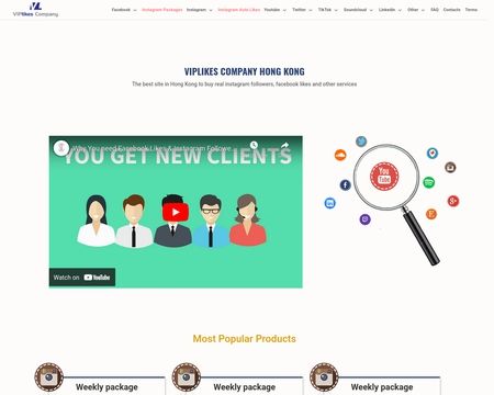 website thubmnail of Viplikes.hk