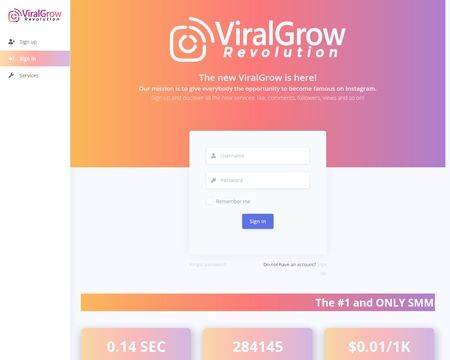 website thubmnail of Viral Bot!