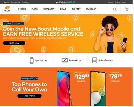 website thubmnail of Virgin Mobile USA