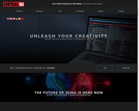 website thubmnail of Virtual DJ