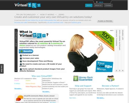 website thubmnail of VirtualTry