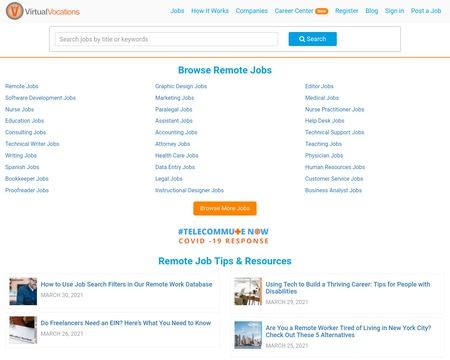 website thubmnail of VirtualVocations