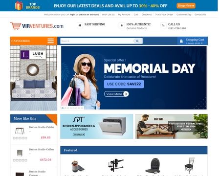 website thubmnail of Vir Ventures Inc.