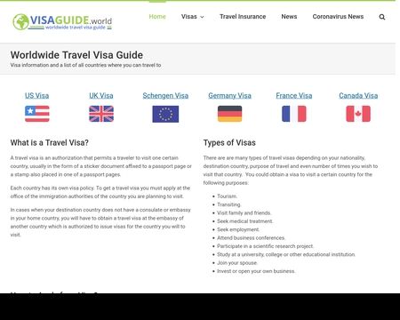 website thubmnail of Visaguide.world
