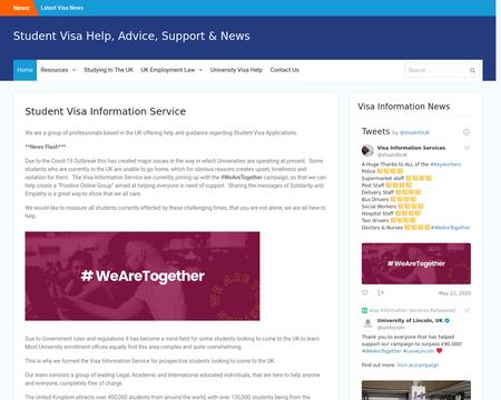 website thubmnail of Visainforservices