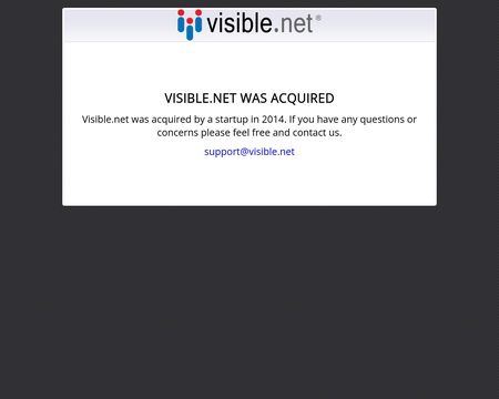 website thubmnail of Visible.net
