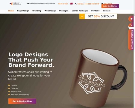 website thubmnail of Visionary Logo Designs