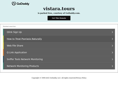 website thubmnail of Vistara.tours