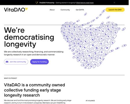 website thubmnail of Vitadao