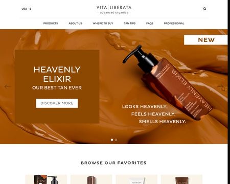 website thubmnail of Vita Liberata Advanced Organics