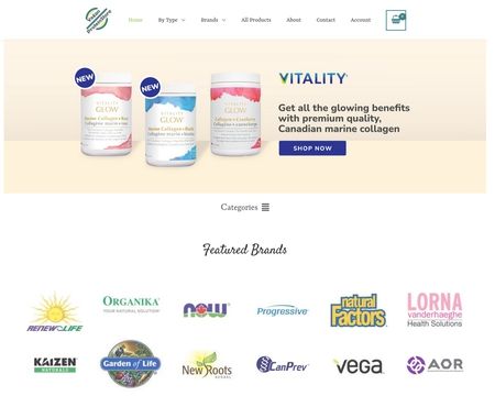 website thubmnail of Vitamins & Supplements