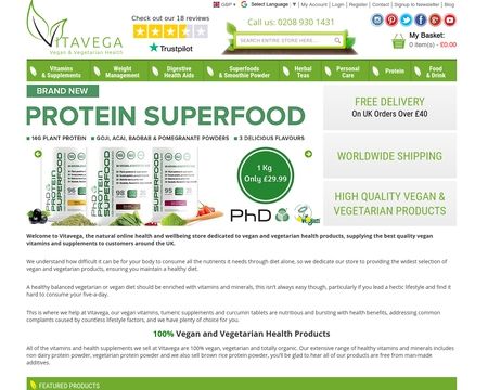 website thubmnail of Vitavega
