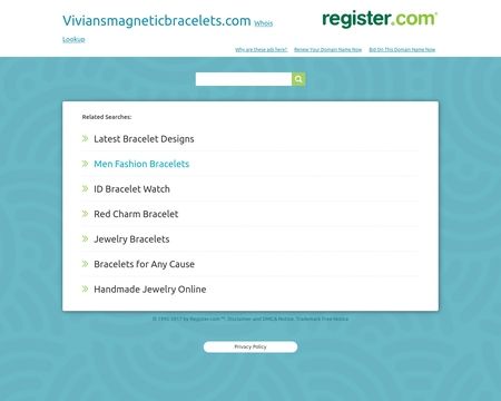 website thubmnail of Vivian's Magnetic Bracelets