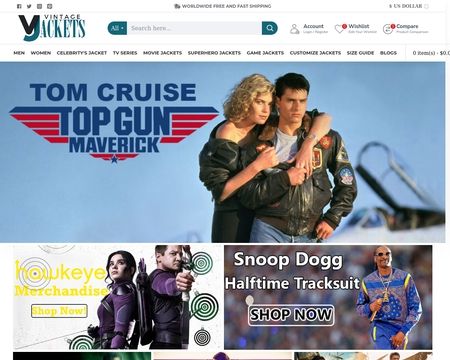 website thubmnail of Vjackets