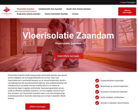 website thubmnail of Vloerisolatie Zaandam
