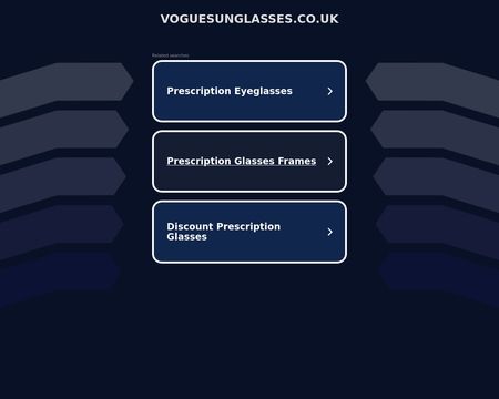 website thubmnail of VogueSunglasses.co.uk