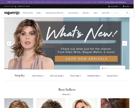 website thubmnail of VogueWigs