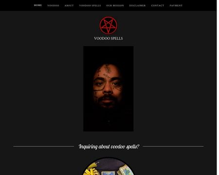 website thubmnail of Voodoo Spells