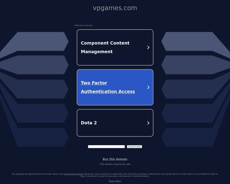 website thubmnail of vpgames