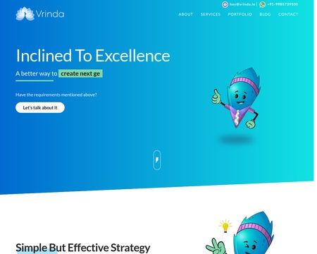website thubmnail of Vrinda