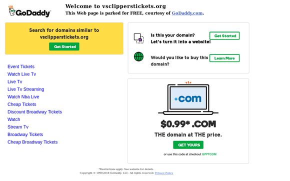 Thumbnail of Vsclipperstickets.org