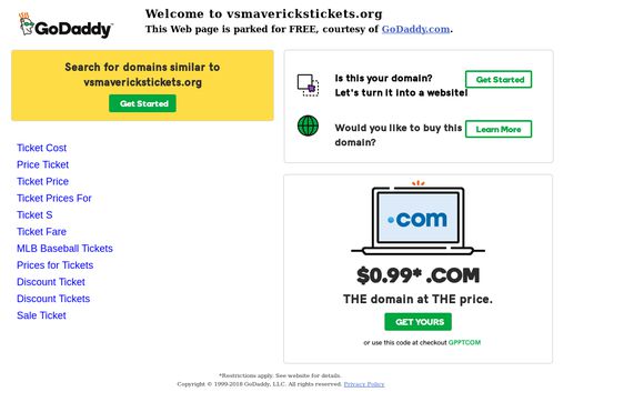 Thumbnail of Vsmaverickstickets.org