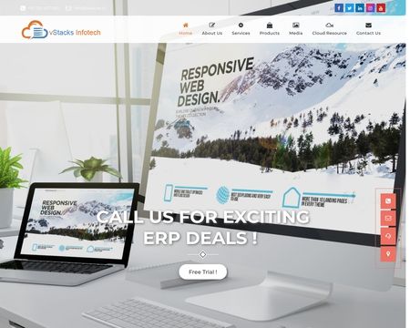 website thubmnail of vStacks Infotech