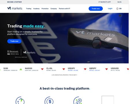 website thubmnail of Vtmarkets.net