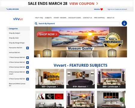 website thubmnail of VVVArt
