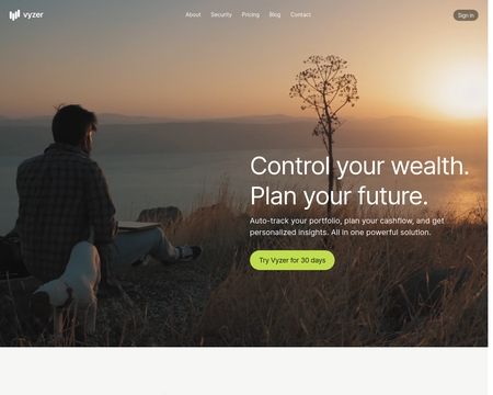 website thubmnail of Vyzer